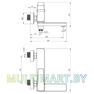 Смеситель Deante Blur BQL 012M картинка 3